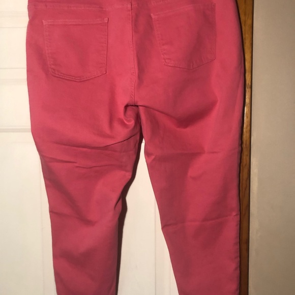 Talbots Coral Pink Simply Flattering Collection Pants - Picture 4 of 7
